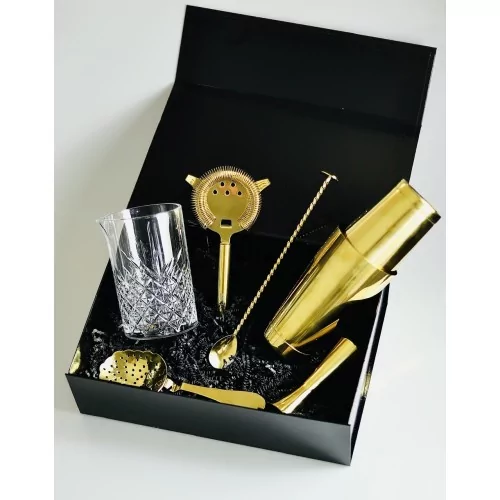 Coffret Mixologie gold - kit barman Coffret Mixologie gold - kit barman