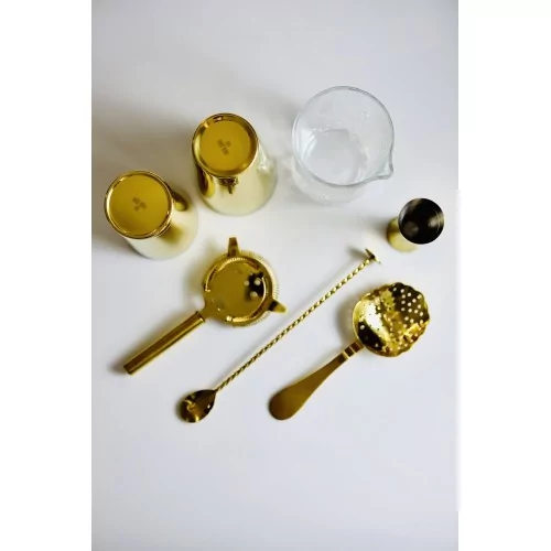Coffret Mixologie gold - kit barman gold Coffret Mixologie gold - kit barman gold