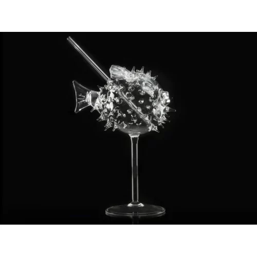 FUGU CUP – Verre original en forme de poisson-globe – La Boutique du Barman