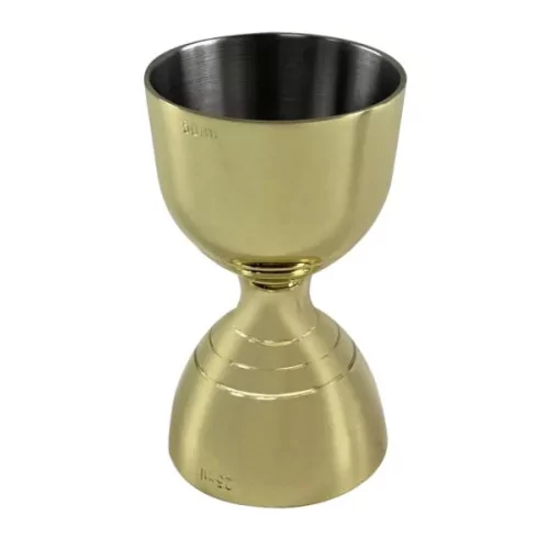 Bell Jigger Chapado en Oro 25ml/50ml Bell Jigger Chapado en Oro 25ml/50ml