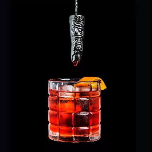 Gaz Regan Negroni Finger Stirrer