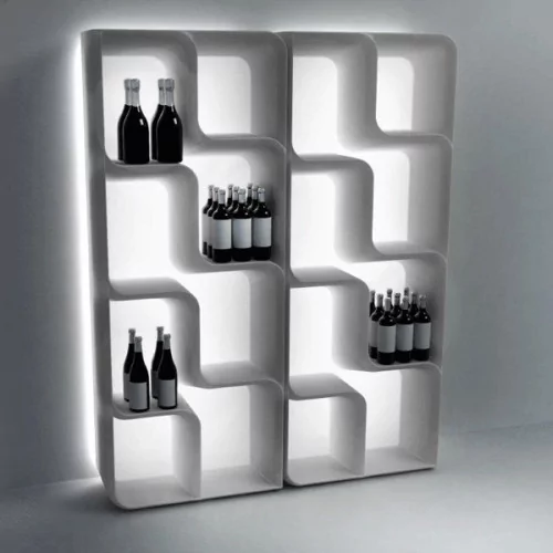 Baraonda Display MyYour Blanc Lumineux | Meuble arrière-bar LED