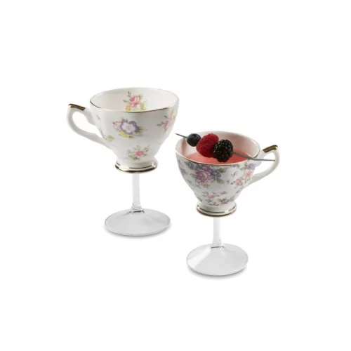 Copa de Cóctel Victoriana 100%Chef – Vaso Retro Chic | La Boutique del Barman