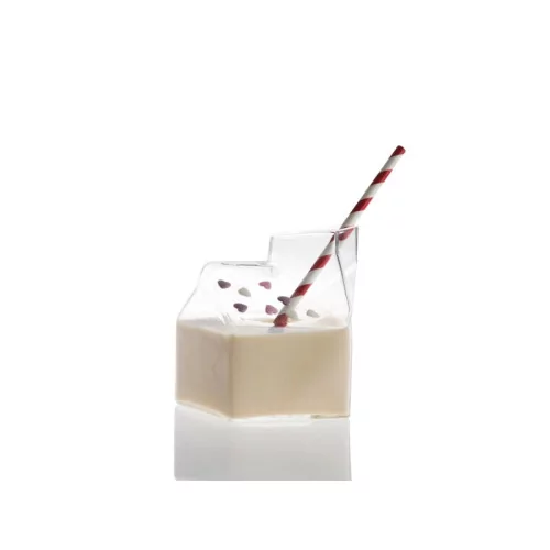 Milk carton glass