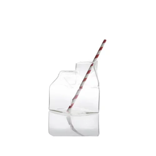 Milk carton glass