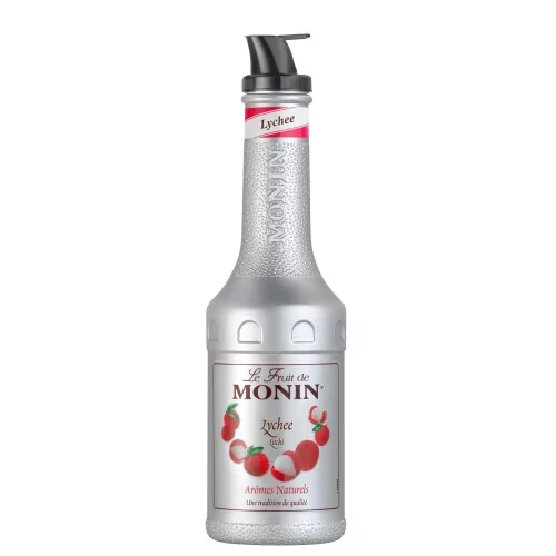Monin Lychee Fruit 1 L – Puré exótico para cócteles y postres Monin Lychee Fruit 1 L – Puré exótico para cócteles y postres