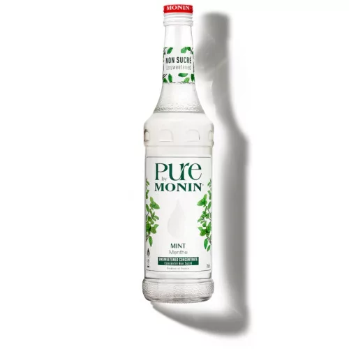 Pure by Monin Mint 70 cl – Concentrado de frescor sin azúcar Pure by Monin Mint 70 cl – Concentrado de frescor sin azúcar