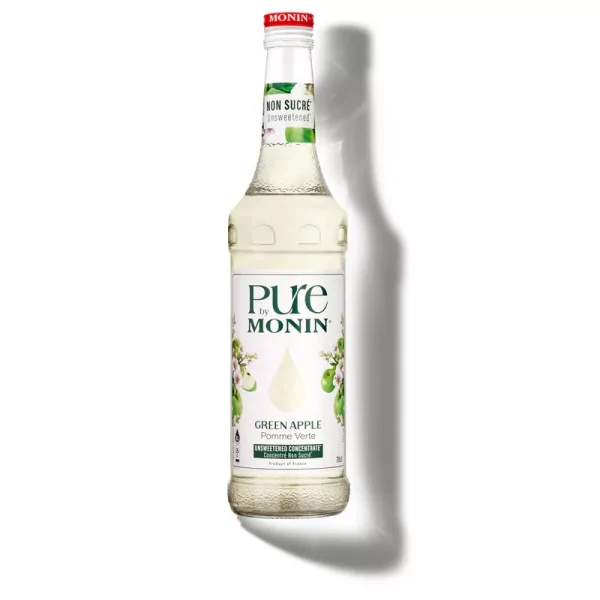 PURE by Monin Manzana Verde – Concentrado sin azúcar | 70 cl