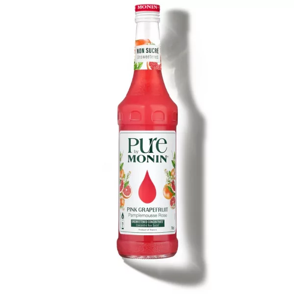 PURE by Monin Pamplemousse Rose – Concentré sans sucre | 70 cl