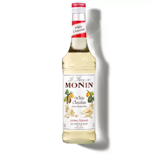 Jarabe de chocolate blanco Monin 70 cl: textura cremosa y un capricho refinado