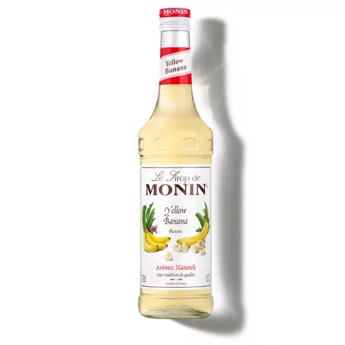 Sirop Monin Banane Jaune 70 cl – Goût velouté de banane flambée Sirop Monin Banane Jaune 70 cl – Goût velouté de banane flambée