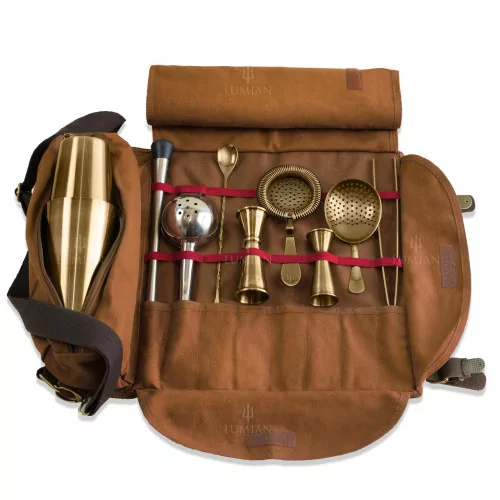 Atena Bronze Kit + Roll Up – Premium Bartender Assortment | The Bartender's Shop