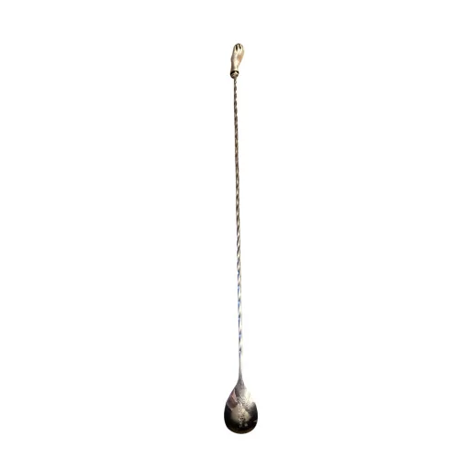 Bar Spoon Five Finger Full Twist 40 cm – Cuillère de Bar Pro