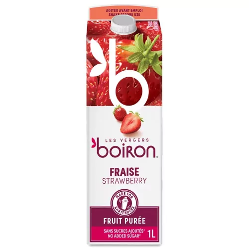 Boiron Strawberry Purée 1 L – Room Temperature, No Added Sugar | The Bartender's Shop