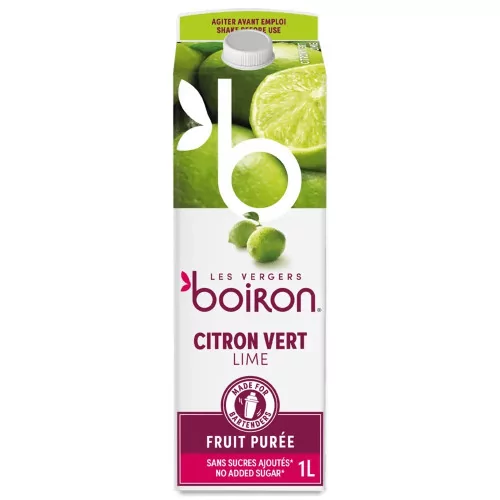 Puré de lima Boiron 1 L – Temperatura ambiente, sin azúcar añadido | La Tienda del Bartender