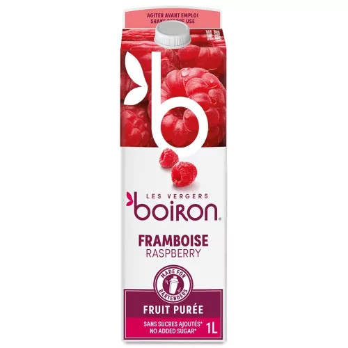 Puré de Frambuesa Boiron 1L – Ambiente, sin azúcares añadidos | La Tienda del Bartender
