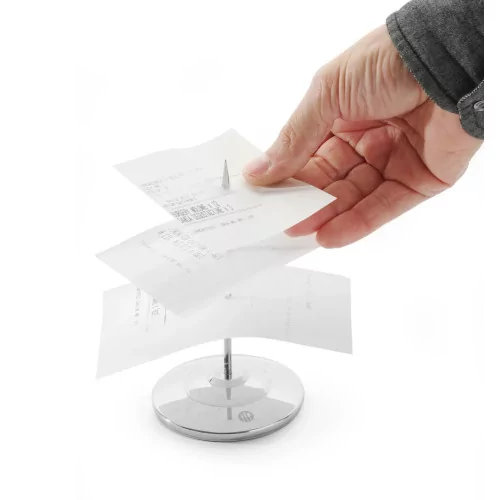 Porta billetes de acero inoxidable HENDI Ø80 × 150 mm | La Tienda del Bartender