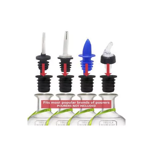 Adaptador de cuello ancho de 25 mm para boquillas vertedoras – La tienda del barman Adaptador de cuello ancho de 25 mm para boquillas vertedoras – La tienda del barman