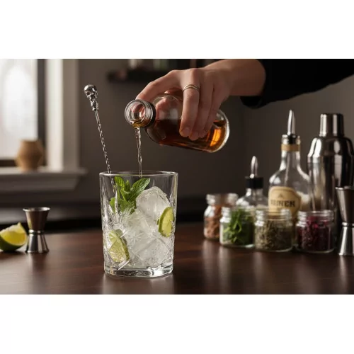 Bar Spoon Têtes de Mort – Full Twist 40 cm inox | La Boutique du Barman