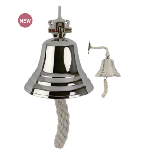 "Last Orders" Bell, 10 cm, Nickel Finish | The Bartender's Shop