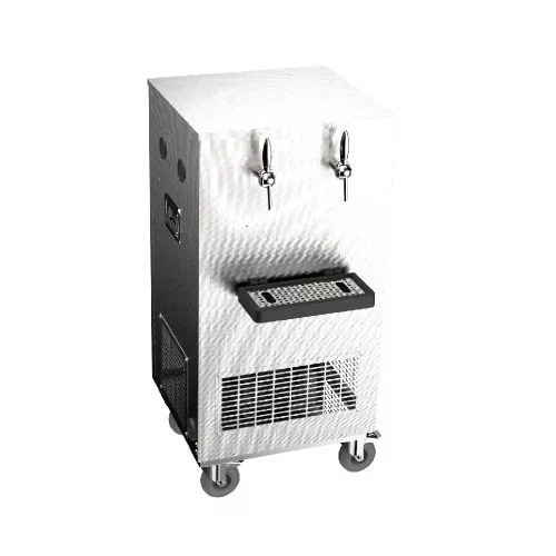 Refribier D3015 2 tirages 295 L/h inox | La Boutique du Barman Refribier D3015 2 tirages 295 L/h inox | La Boutique du Barman