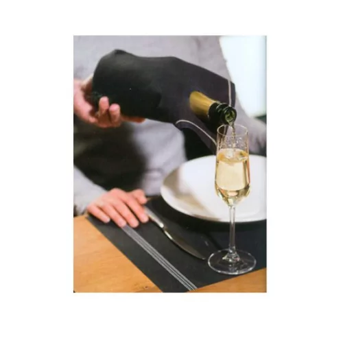 Drap de service vin et champagne noir x12 | La Boutique du Barman Drap de service vin et champagne noir x12 | La Boutique du Barman