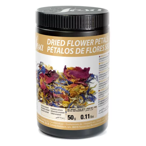 Mezcla de flores secas Sosa 50 g – Decoración comestible para cócteles Mezcla de flores secas Sosa 50 g – Decoración comestible para cócteles