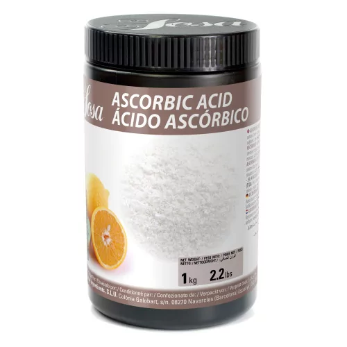 Ácido ascórbico Sosa 1 kg | Vitamina C en polvo E300 Ácido ascórbico Sosa 1 kg | Vitamina C en polvo E300
