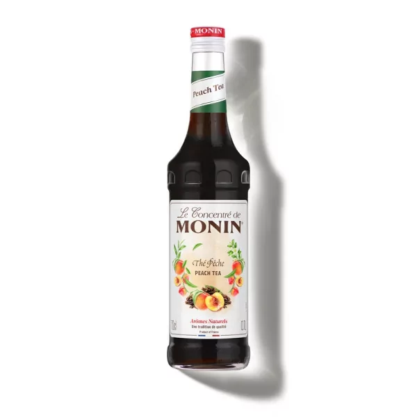 MONIN Peach Iced Tea 70 cl – Ready-to-Dilute Concentrate