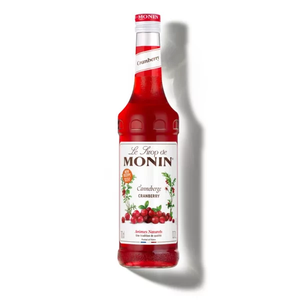 Sirop Cranberry MONIN 70 cl – Fruité & Acidulé