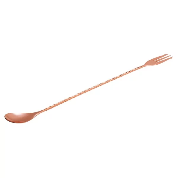 Cuchara mezcladora tridente cobre 30cm