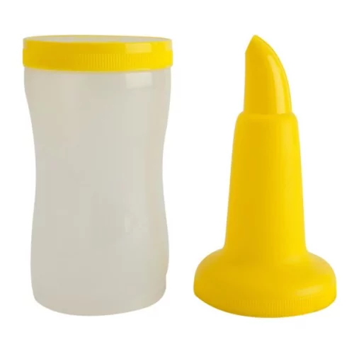 3320Y Botella Freepour amarilla - Tapa adjunta 3320Y Botella Freepour amarilla - Tapa adjunta