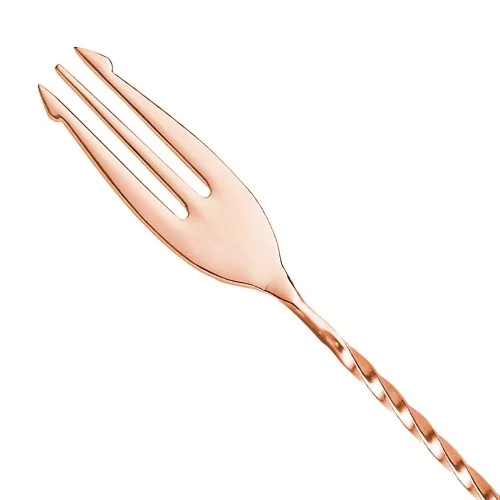 Cuchara de Bar Tridente Cobre 40cm 1 Cuchara de Bar Tridente Cobre 40cm 1